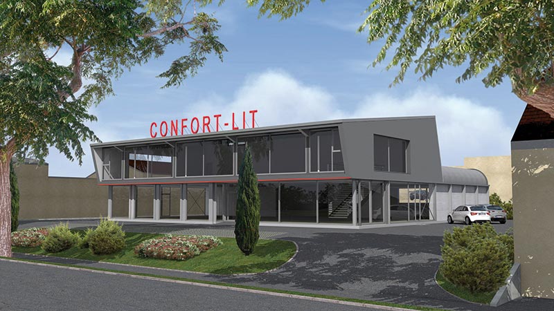 Vue magasin confort lit SA yverdon