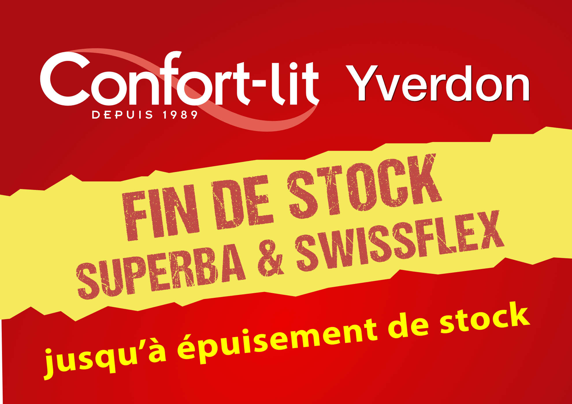 FIN DE STOCK SUPERBA &amp; SWISSFLEX