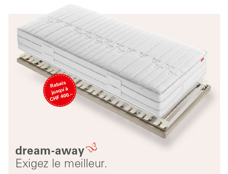semaine papillon roviva 2025 matelas sommier dream away confort lit