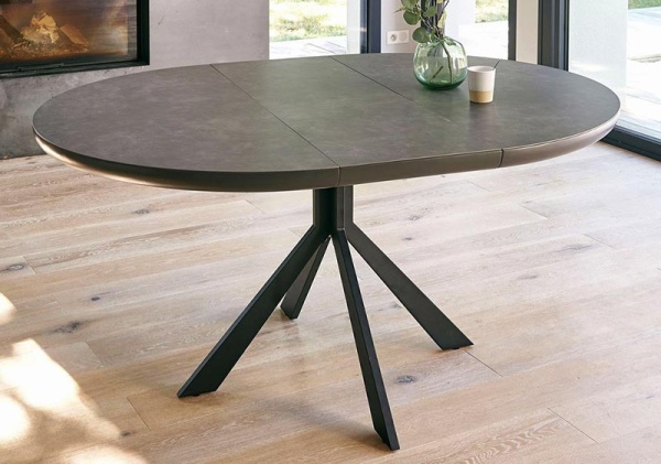 black-friday-table-ronde-ceramique-pied-central-metal-1-allonge-centrale