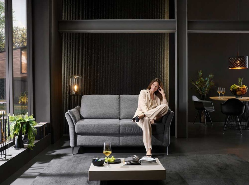 Canap&eacute;-lit MELYA, Hukla HU-LS23121 accoudoirs C Confort-Lit Vaud, Fribourg