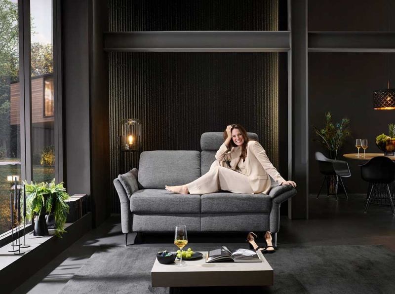 Canap&eacute;-lit MELYA, Hukla HU-LS23121 accoudoirs C Confort-Lit Vaud, Fribourg