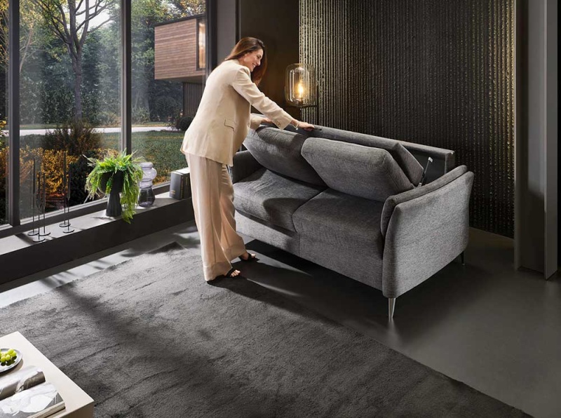 Canap&eacute;-lit MELYA, Hukla HU-LS23121 accoudoirs C Confort-Lit Vaud, Fribourg