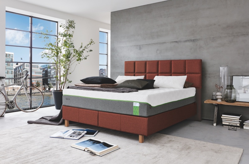 tempur_boxspring_bett_check_terra_stoff_mit_hybrid_matratze_cooltouch_edge_